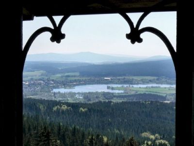 Blick von der Schüssel zum Weißenstädter See