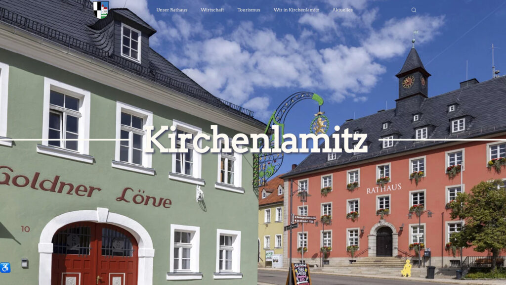 Website Screenshot Kirchenlamitz