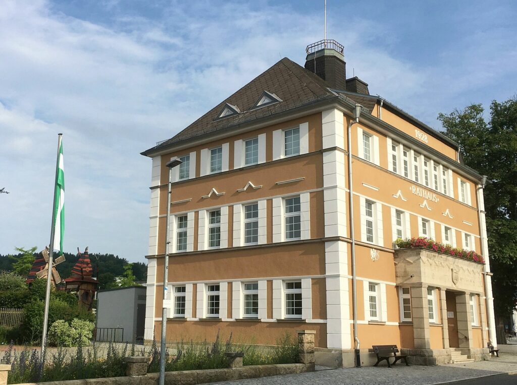 Rathaus von Schönwald im Fichtelgebirge