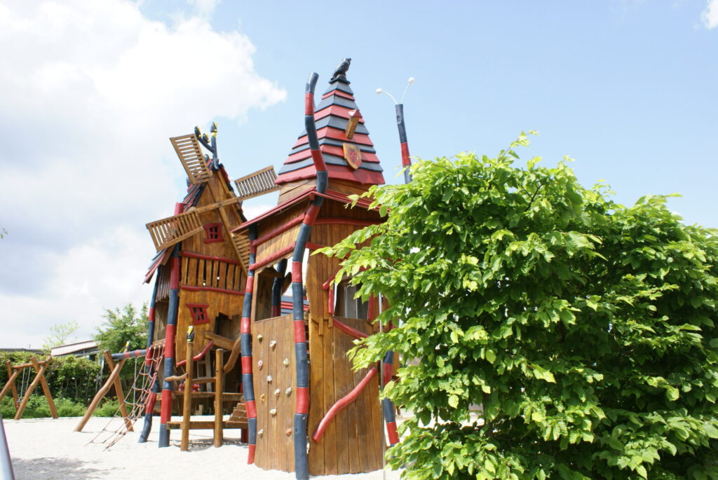 Spielplatz in der Innenstadt von Schönwald im Fichtelgebirge