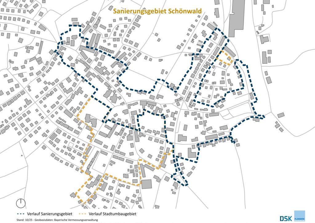 Sanierungsgebiet Stadt Schönwald