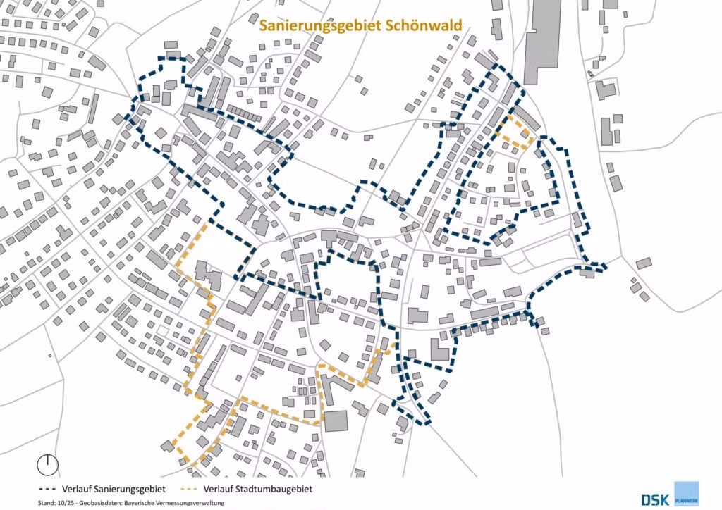 Sanierungsgebiet Stadt Schönwald