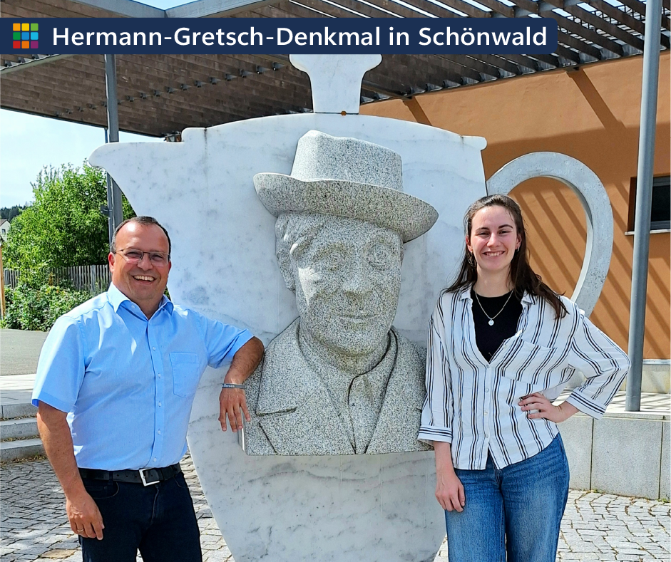 Herman Gretsch Denkmal in Schönwald
